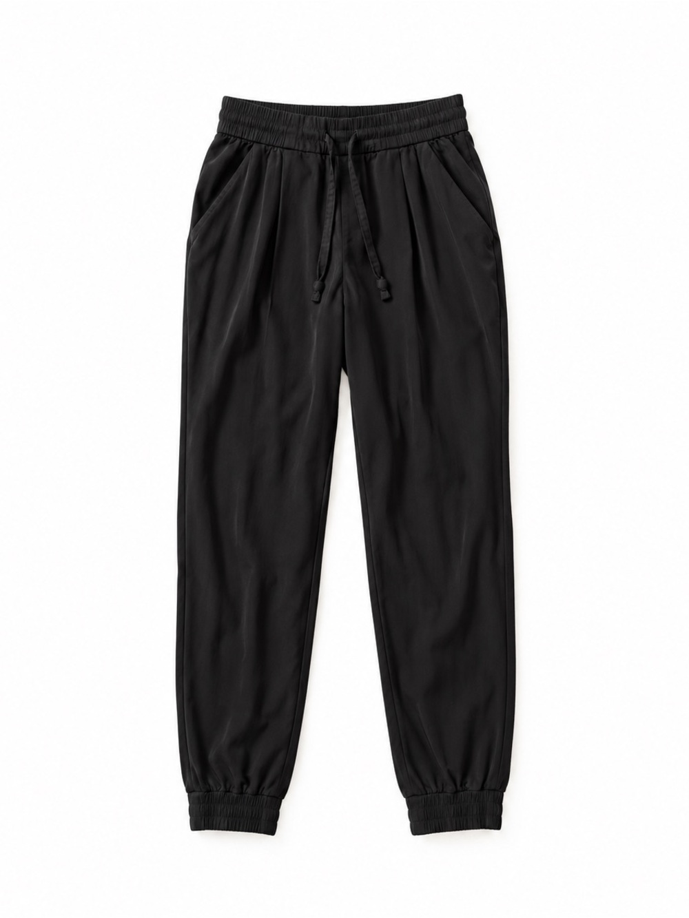 Sunday Best Black Men's Jogger Pants with Drawstring